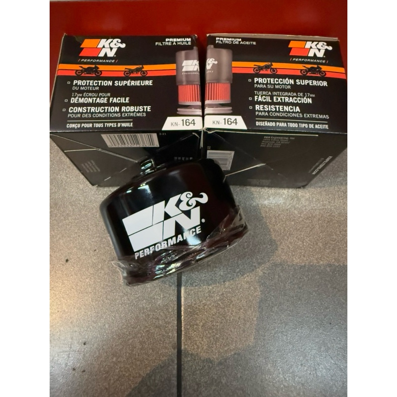 กรองน้ํามันเครื่อง K&N KN-164 BMW S1000RR S1K GSA1200 F800 F750 RT1150 BMW ADVENTURE 1200 K1600