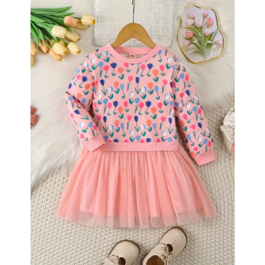 (3Y~6Y) DRESS KANAK KANAK PEREMPUAN HARIAN/RAYA (KIDS GIRL PRINCESS DRESS)