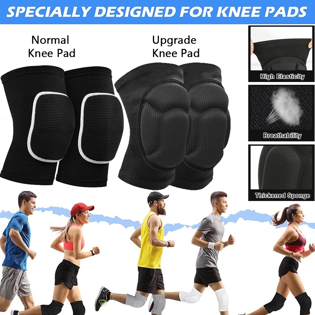 3H 2PCS Pelindung Lutut Bola Tampar/Futsal Volleyball/Futsal Knee Pads เข่า Sleeve &Sokong Sukan