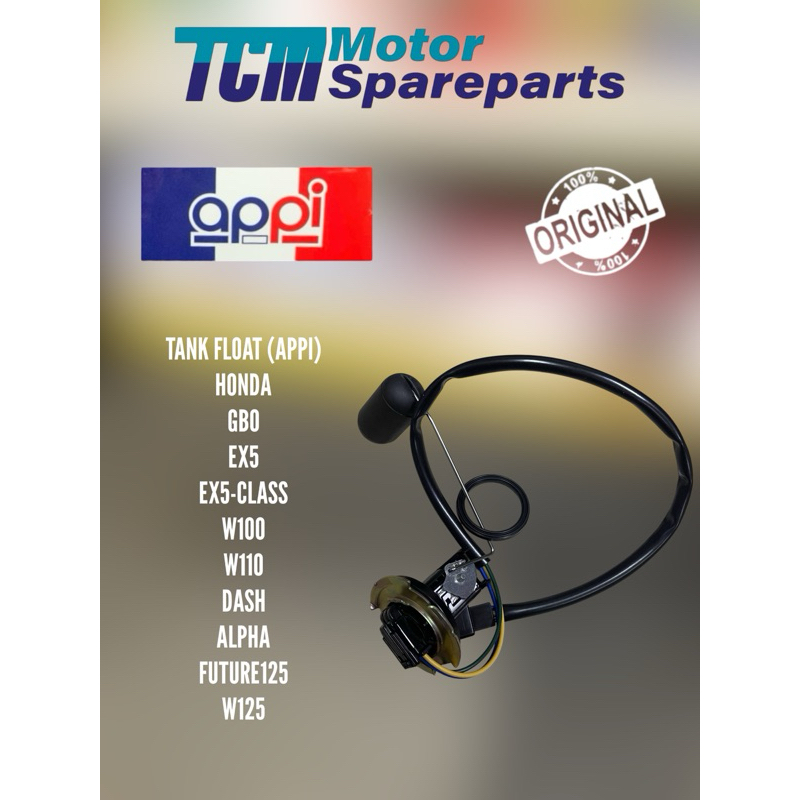 HONDA TANK FLOAT (APPI) W100/W100R/W125/EX5/EX5-C/DASH/W110/FUTURE/ALPHA