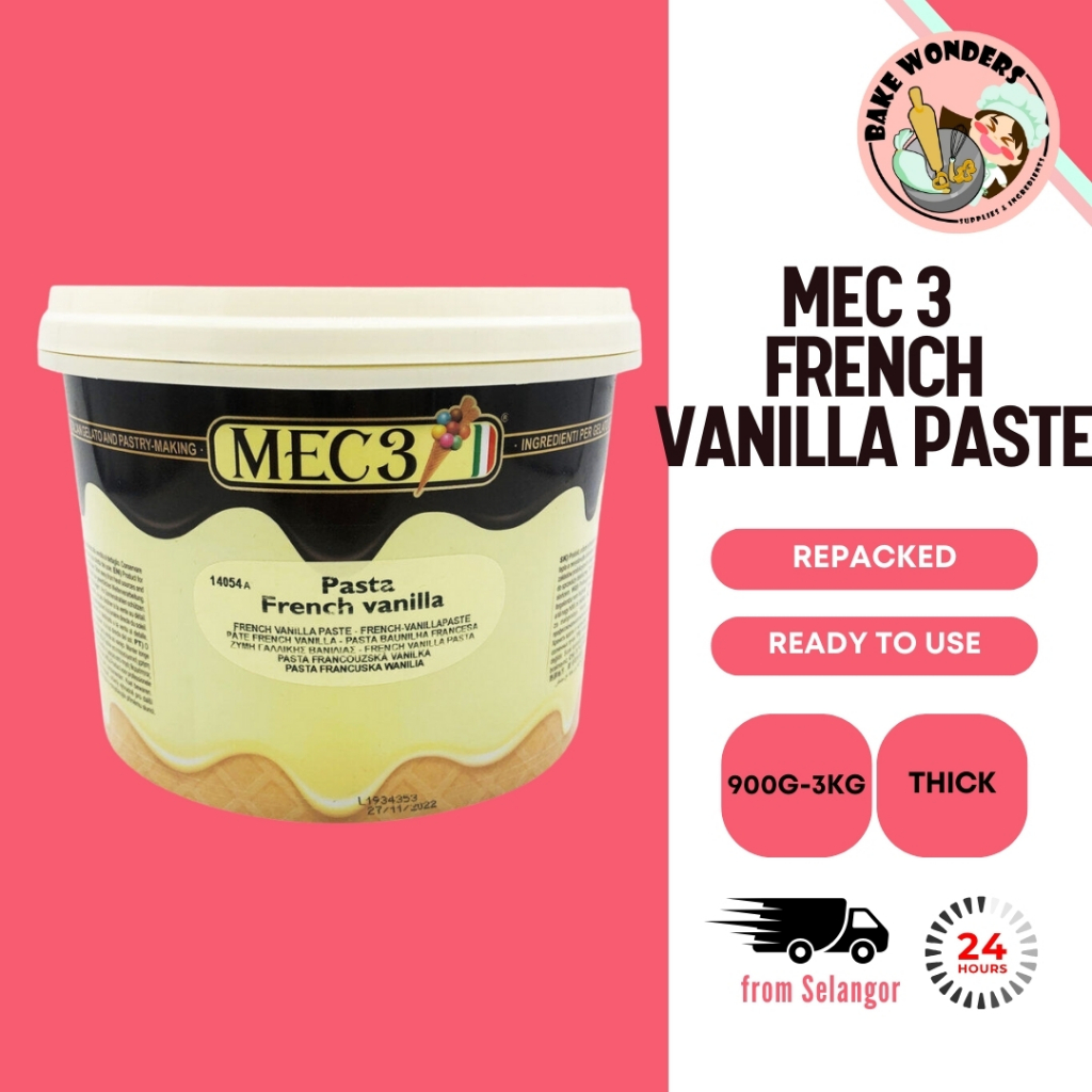MEC3 French Vanilla/ Vanilla Flavouring/ Pure Vanilla Paste/นําเข้า Pure Vanilla/ MEC3 French Vanill