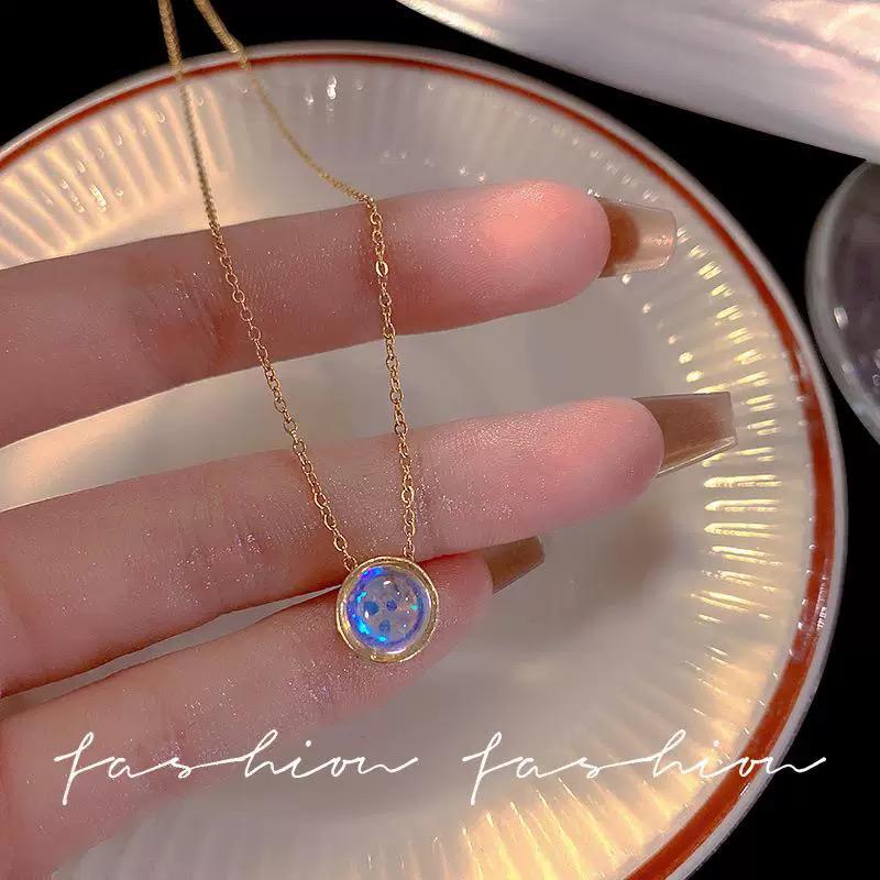 สร้อยคอ - Blue Zircon Dreamy Starry Sky