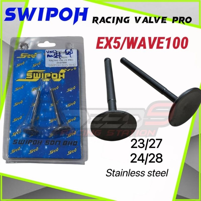 Swipoh RACING VALVE PRO 23/27 24/28 EX5 WAVE100 KRISS100 MR1