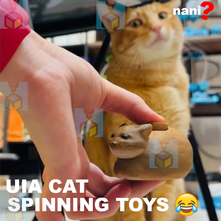 Uia Ooia Oiia Cat Spinner แมวตลก Spinner