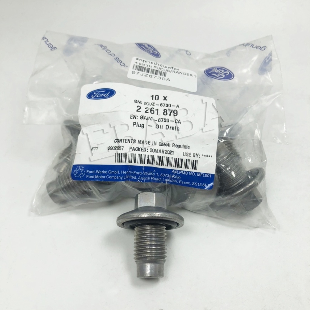 (FORD) ENGINE OIL PAN NUT/ OIL DRAIN PLUG FORD RANGER T6/T7 97JZ 6730A