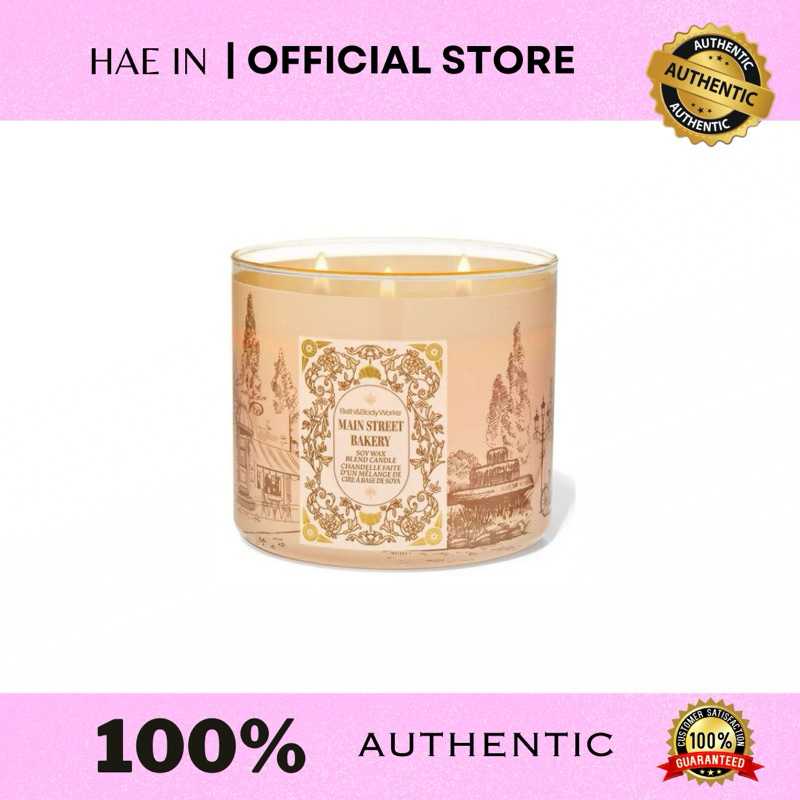 {SHIP-FAST}Bath and Body Works bbw เทียน Main Street Bakery | 100%