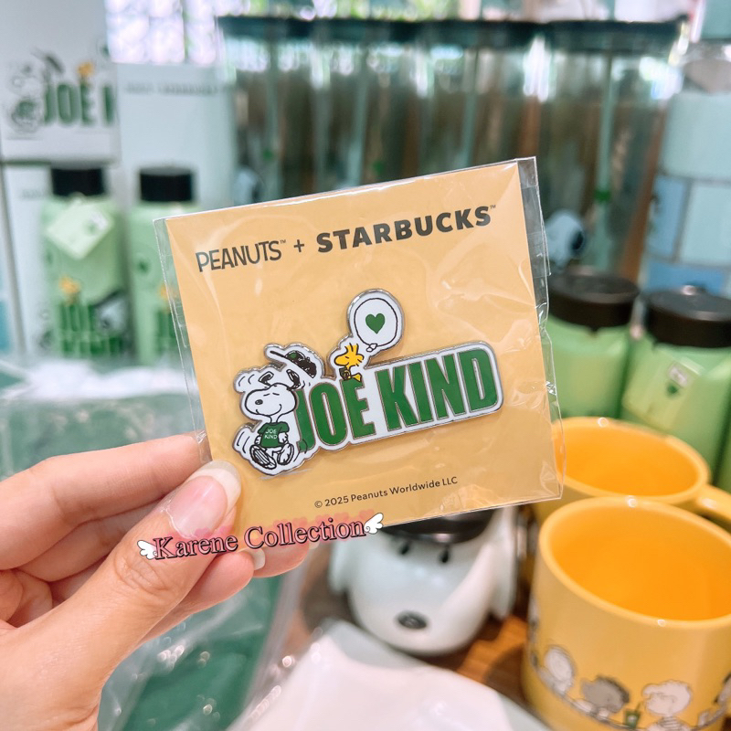 Starbucks x Peanuts Snoopy Exclusive 2025 Collection Pin Set Miira 新🇸🇬星巴 รองเท้าแตะลําลอง รถยกซีรีส์