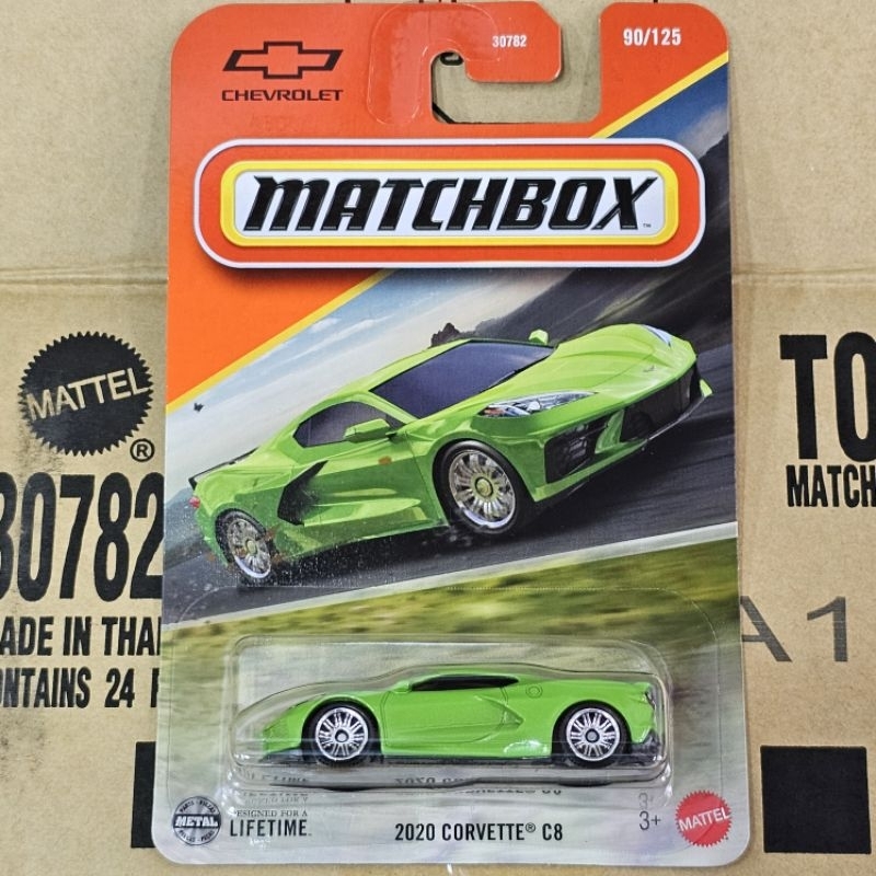 MATCHBOX 2020 CORVETTE C8 สีเขียว