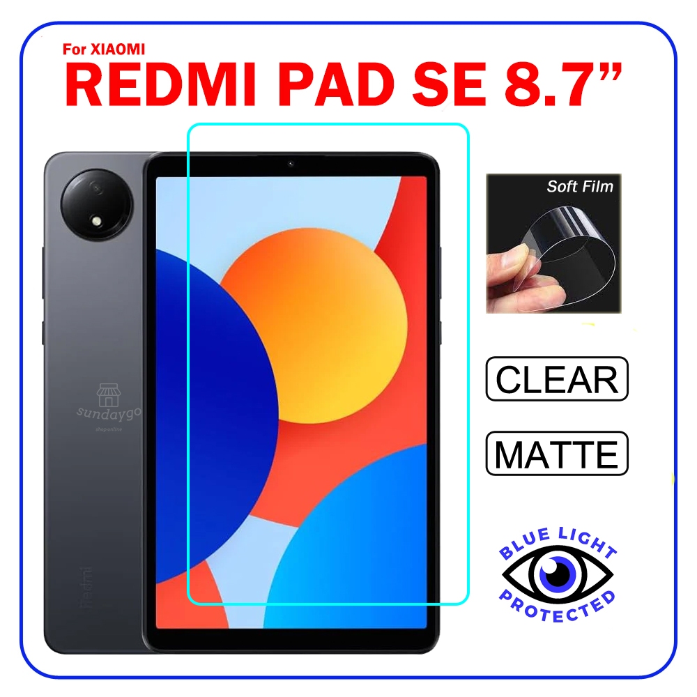 สําหรับ Xiaomi Redmi Pad SE 8.7 Clear Matte Anti Blue Tab ฟิล์มกันรอยหน้าจอ