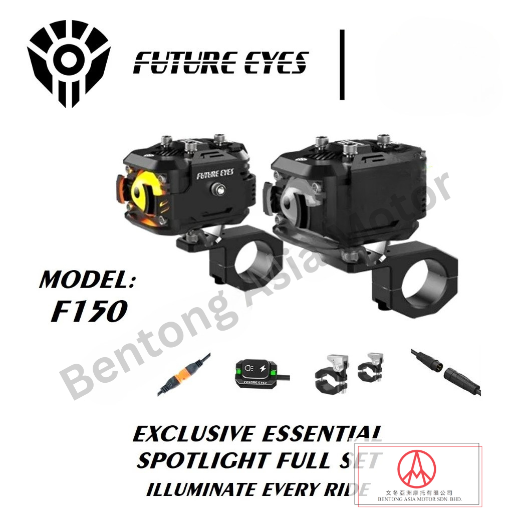 FUTURE EYES Spotlight F150 ไฟหน้า Spot Light รถจักรยานยนต์ Touring LED มอเตอร์กันน้ํา
