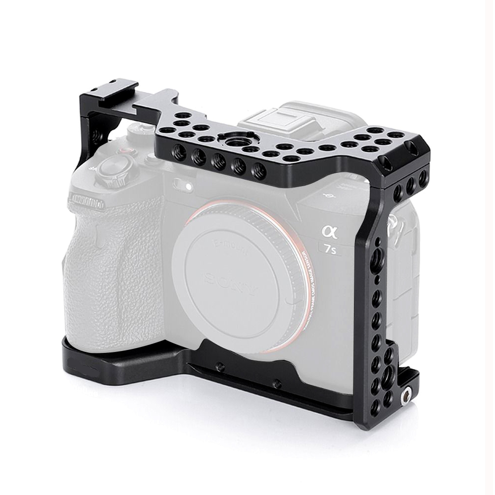 กล้องกรง DSLR Mirrorless Video Rig ขนาดเล็กสําหรับ Sony A7 Mark IV / A7S IV / A7R IV / A7 IV / A7 ma