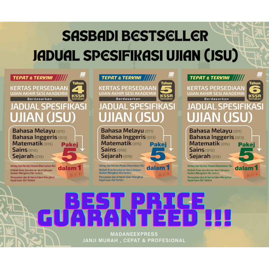 [XPRESS] THE PERSONALITY OF UASA EXAM BASED ON EXAM SPECIFICATIONS (JSU)