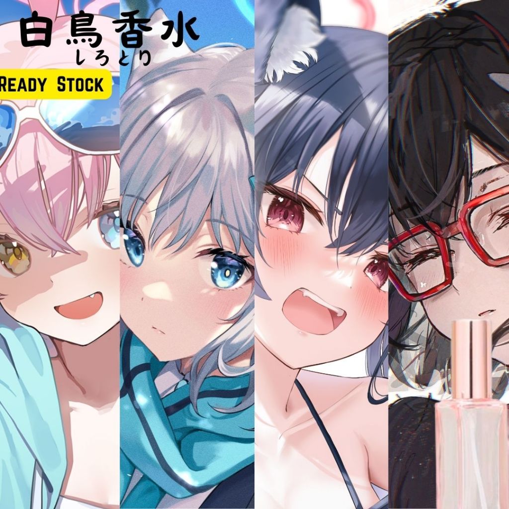 [Shirotori] น้ําหอมอนิเมะระดับพรีเมียม - Blue Archive Abydos High School(Hoshino,Shiroko,Ayane,Serika)