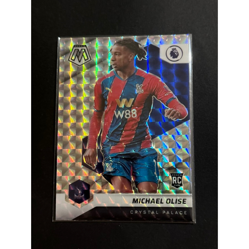 2021-22 Panini Mosaic Michael Olise RC Silver Parallel Crystal Palace Bayern Munich