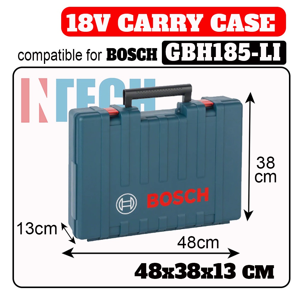 BOSCH 18V CARRYING CASE - สําหรับ BOSCH ROTARY HAMMER - SELECT GBH180-LI หรือ GBH185-LI