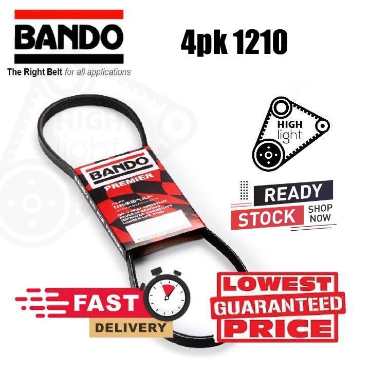 4PK1210 สายพานพัดลม Bando - Toyota 1.5 เครื่องยนต์ 1NZ-FE /1.3 เครื่องยนต์ 2NZ-FE / Perodua Myvi 4PK