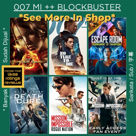 OO7 MOVIE COLLECTION PENDRIVE MOVIE KOLEKSI VIDEO KANAK ชุด R