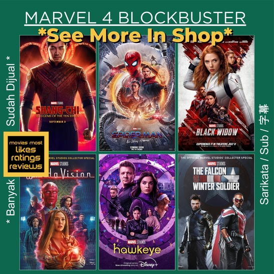 [MOVIE PENDRIVE] BLOCKBUSTERS COLLECTION 30 MARVEL PHASE 4 RES HD SET D