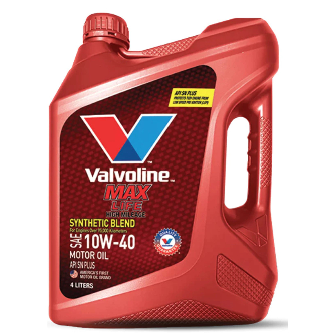VALVOLINE MAXLIFE 10W40 SEMI SN ENGINE OIL 4LITER