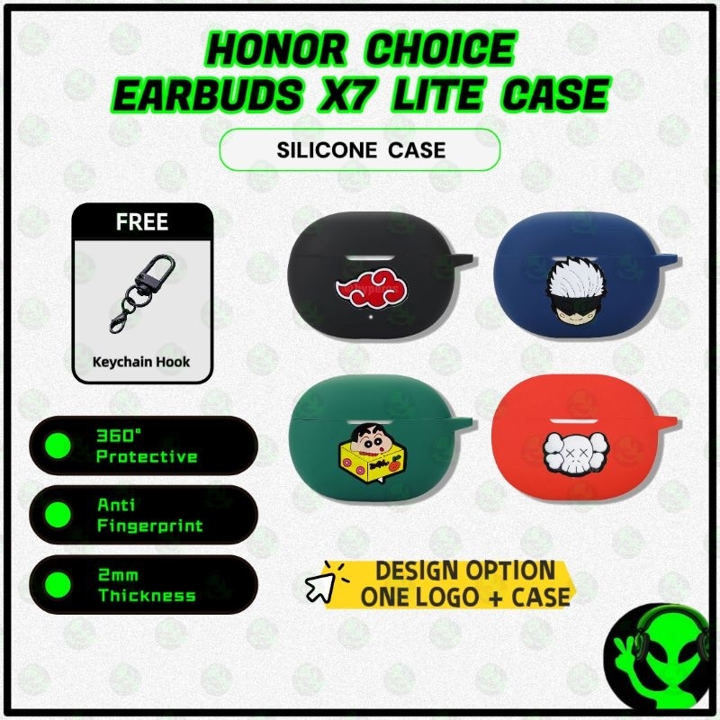 HONOR CHOICE Earbuds X7 Lite Case Wireless Earbud Protective Shell Soft Silicone Case Honor Choice X