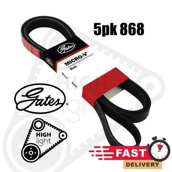 5PK868 SF Gates Europe Belt - Ford Focus 1.6 Fan Belt (4M5Q 6C301 BB) 5PK 868