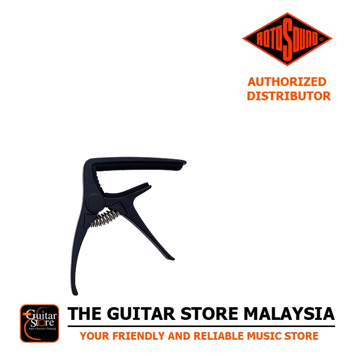 Rotosound GC-200-BK Guitar Trigger Capo - สีดํา (GC 200 / GC200)