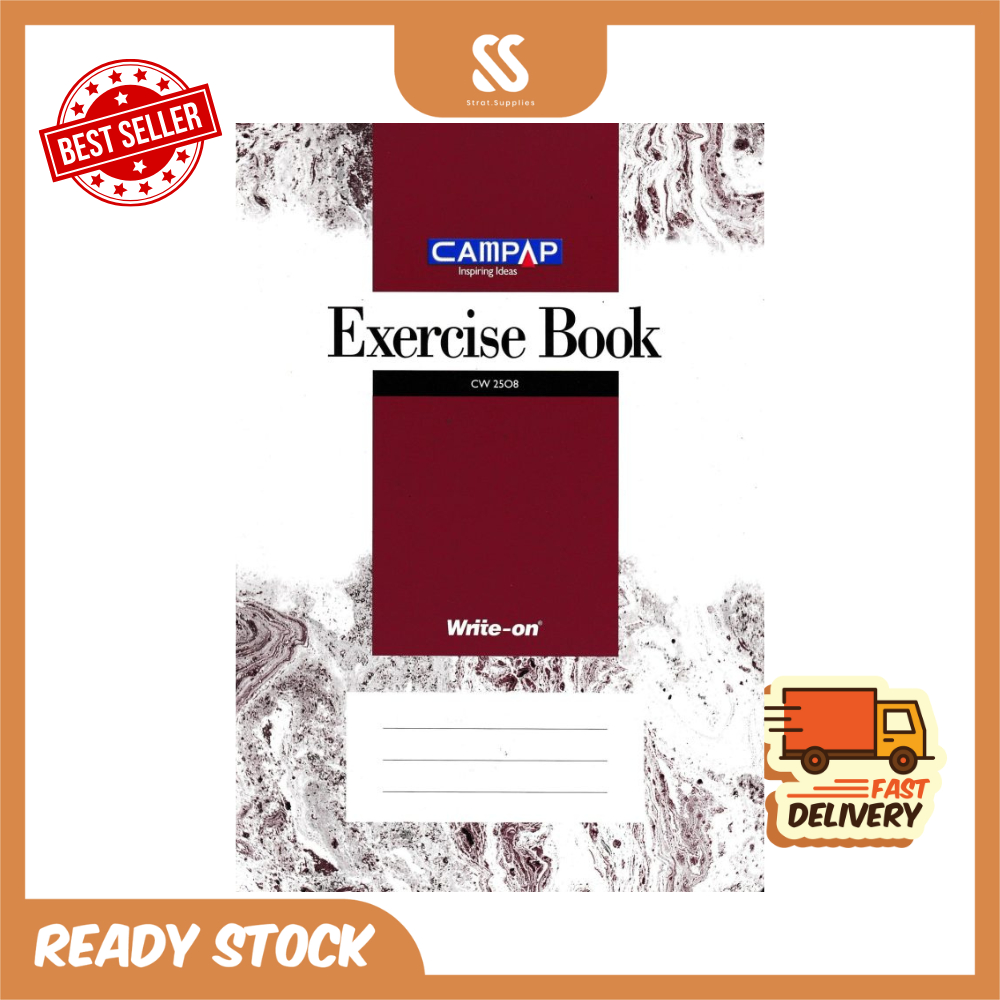 CAMP EXERCISE BOOK CW2506/CW2508/CW2510/CW2509/CW2507 A4 70GSM 80 PAGES/160 PAGES/200 PAGES/100P/120