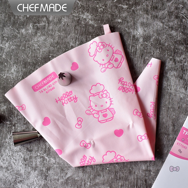 [CHEFMADE.os] HELLO KITTY Re-usable Pastry Bag Pastry Cream Bag กระเป๋าตกแต่งเนื้อสําหรับ Pastry Ici