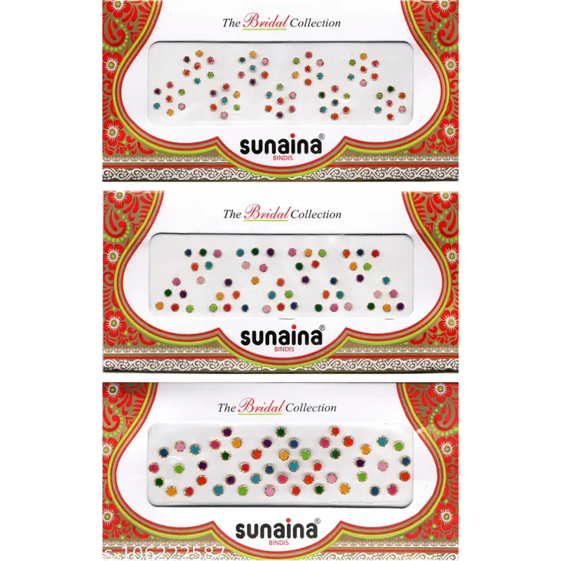 Colourful Mumbai Bindi (Pottu) สําหรับความรักจากความรัก