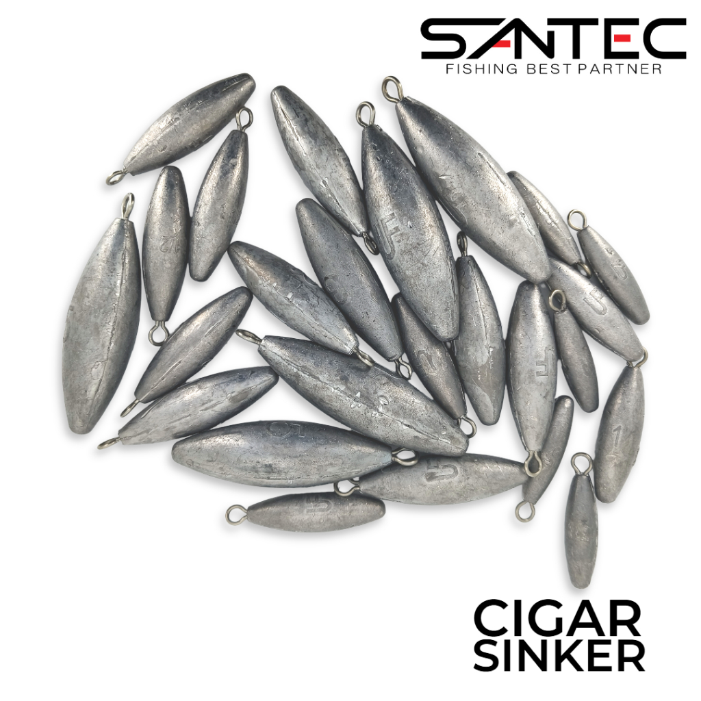 SANTEC - CL CIGAR SINKER - CIGAR LEAD - LADUNG STONE - TIN STONE