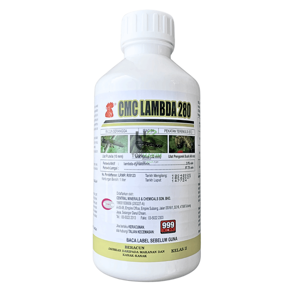 (1L) CMC Lambda 280 Lambda-Cyhalothrin 2.8% แมลงพิษ
