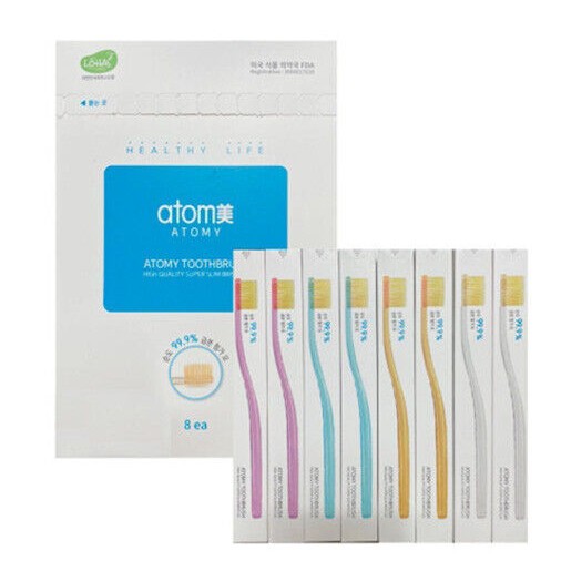 Atomy แปรงสีฟัน Korea แปรงสีฟัน Oral Care Manual แปรงสีฟัน 艾多Beauty牙刷牙刷牙刷牙杯牙杯牙 0.18 มม.