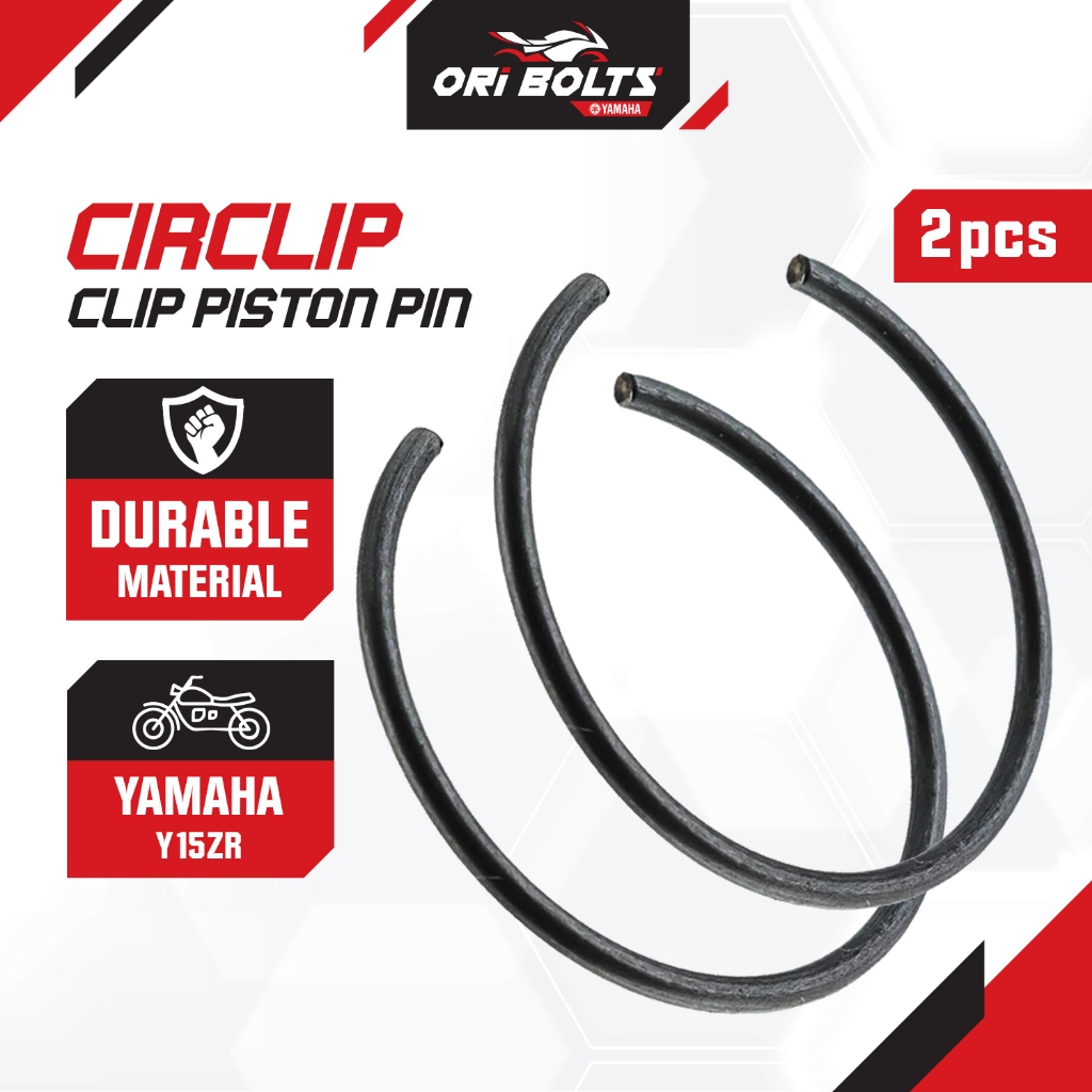 1LB-WB040-00 Yamaha Y15ZR Y15 135LC V1 V2 V3 V4 V5 V6 V7 คลิปลูกสูบ C 1 ชุด 2 ชิ้น