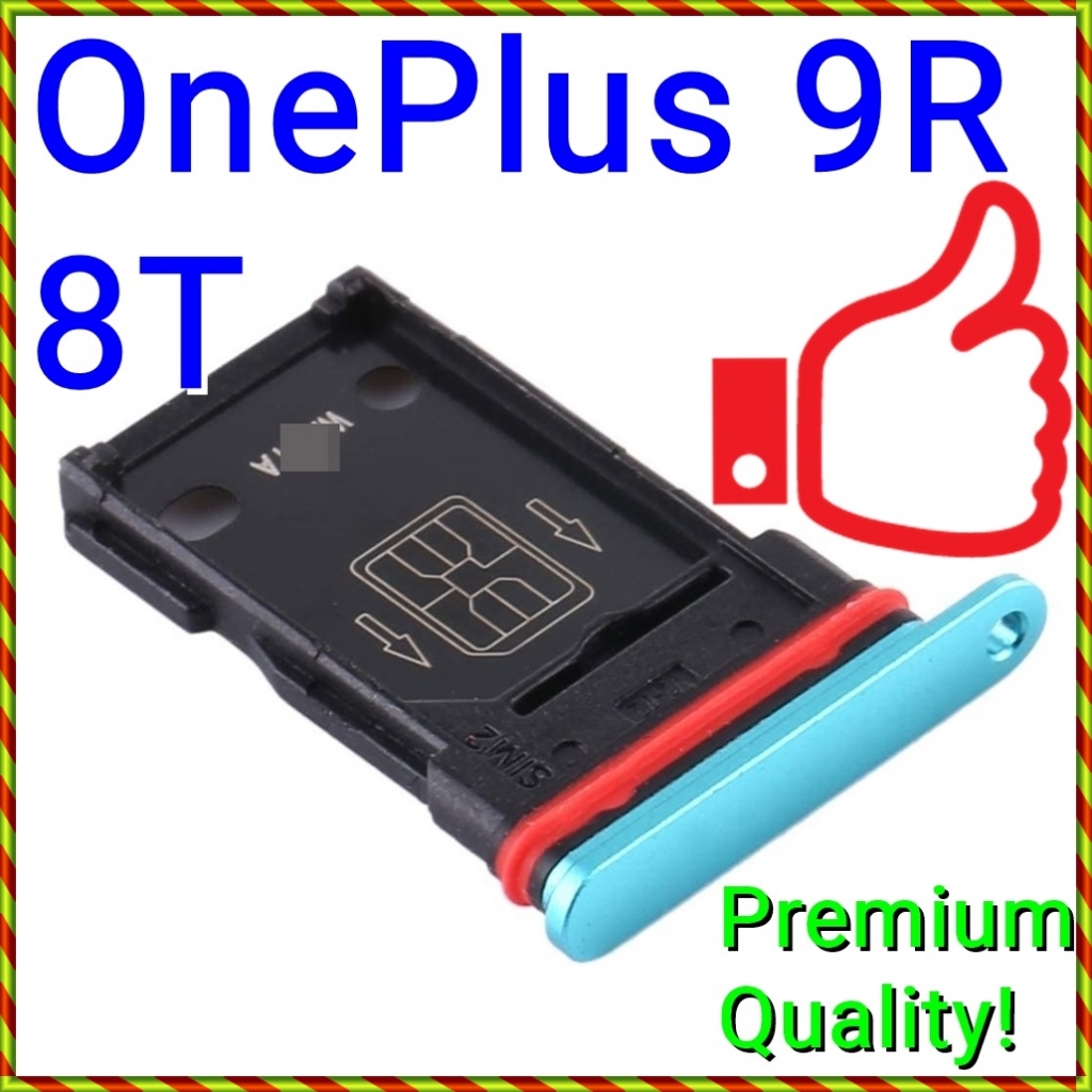(2 สี) ใหม่ผู้ถือถาดซิมการ์ดคู่กันน้ําสําหรับ OnePlus 8T / 9R / KB2003 KB2005 LE2101