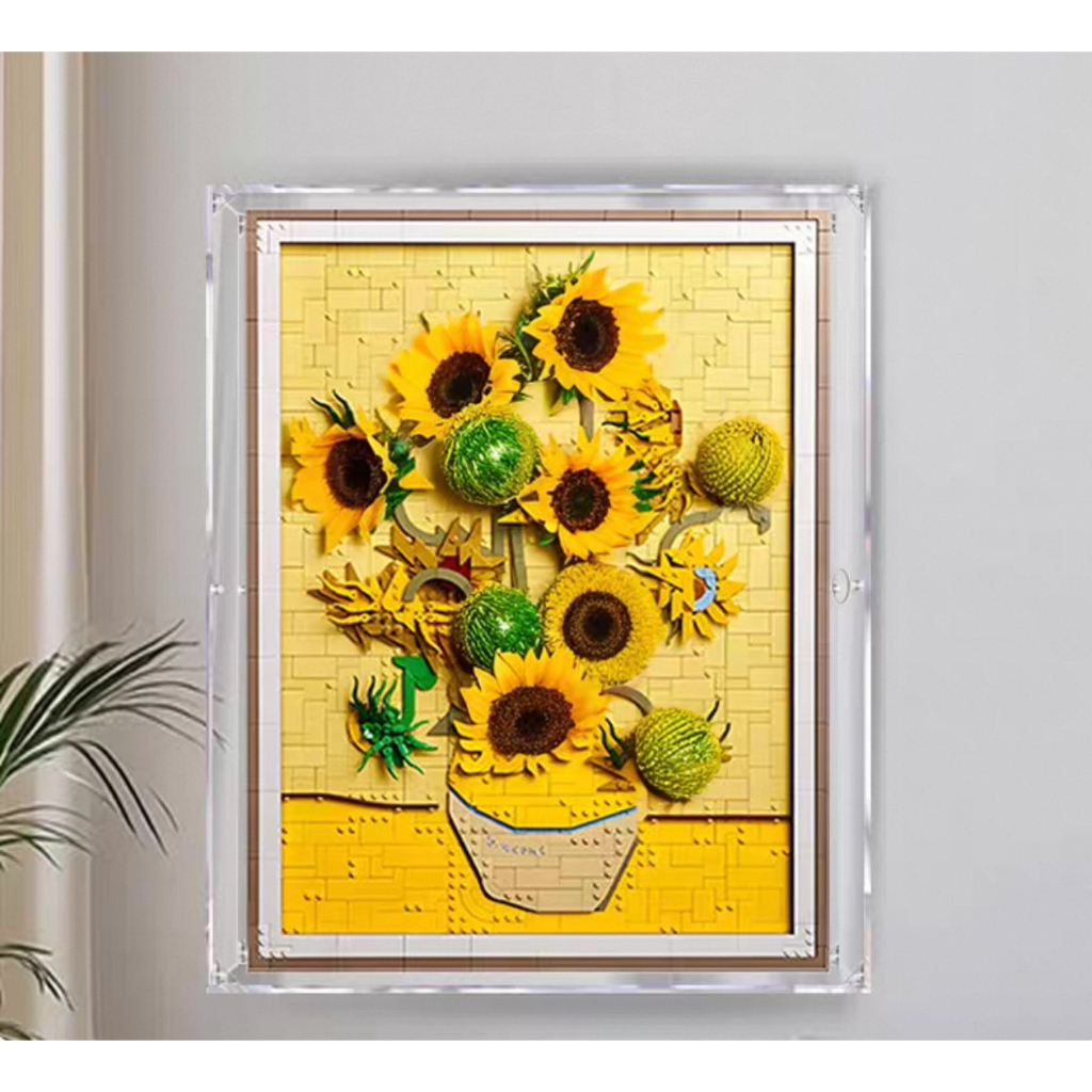 กล่องเคสแสดงผลอะคริลิค 31215 Vincent van Gogh ดอกทานตะวัน (เฉพาะกล่องเคสโชว์ รุ่นไม่มีบล็อค)