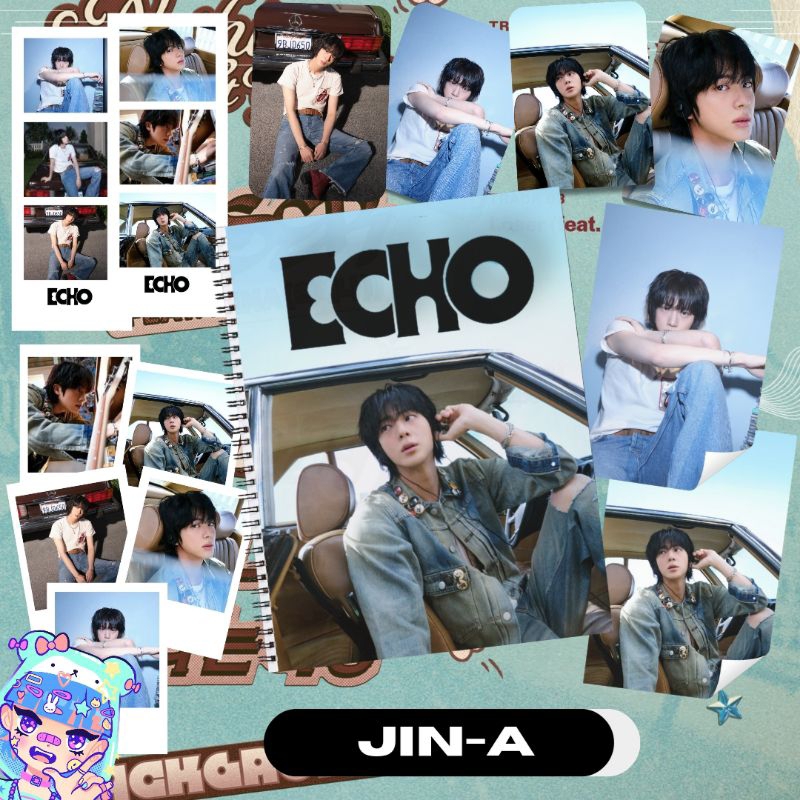 [JIN] FANKIT NOTEBOOK JIN ECHO DONT SAY YOU LOVE ME PHOTOCARD