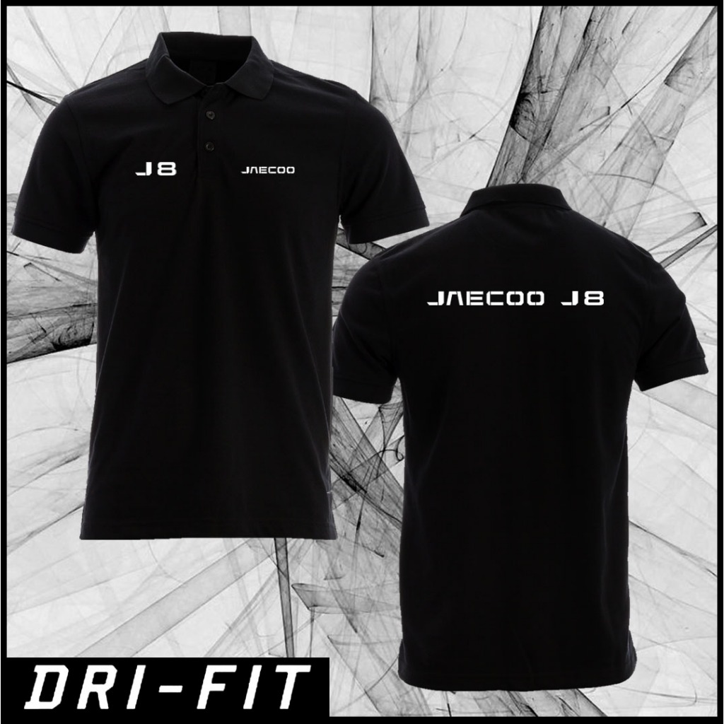 เสื้อยืดโปโล Dri Fit ใหม่ Jaecoo J8 SUV Microfiber160GSM Cool Fit SS แขนสั้น Unisex