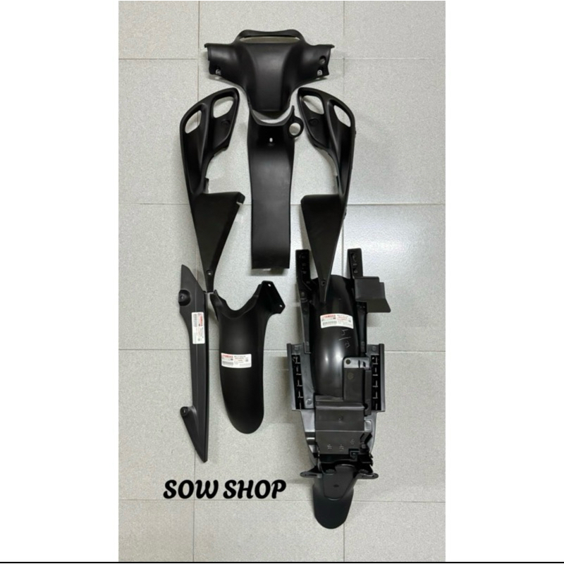 Yamaha Y125ZR Y125Z ชุดฝาครอบตัวถังด้านในสีดําพลาสติกครบชุด 7 เก๊บ - 5BU-F840-00