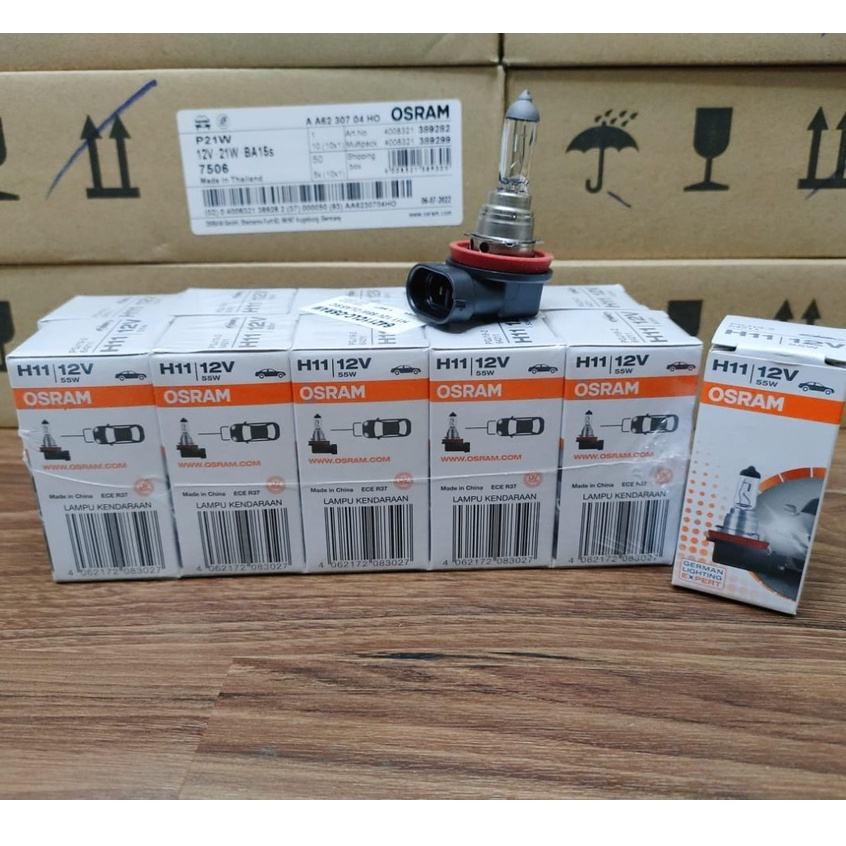 OSRAM H11 HEADLIGHT HALOGEN หลอดไฟ H11 หัวหลอดไฟ H11