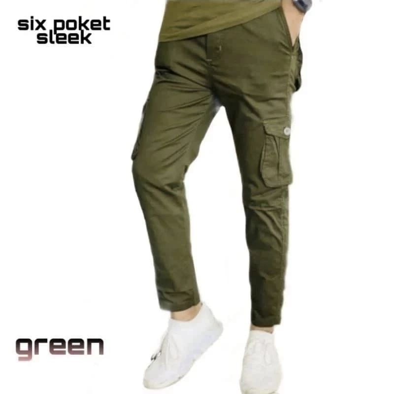 Seluar 6 pocket Cargo Jogger slack Men Casual Pants Sports Wear Seluar Cargo Lelaki Pants Casual