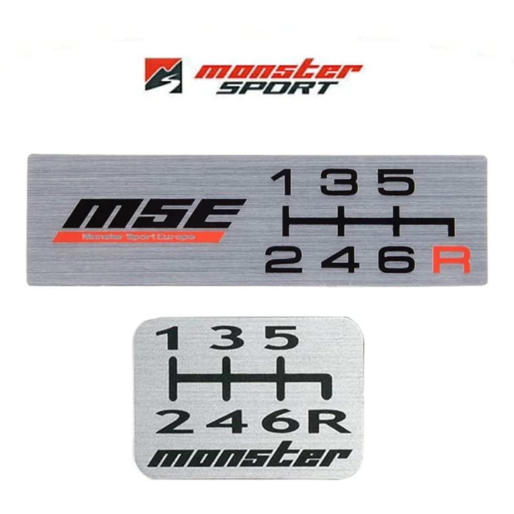Monster Sport Shift Pattern Emblem สําหรับ Suzuki Swift ZC32S ZC33S Toyota 86 ZZPP25E ZZPP20