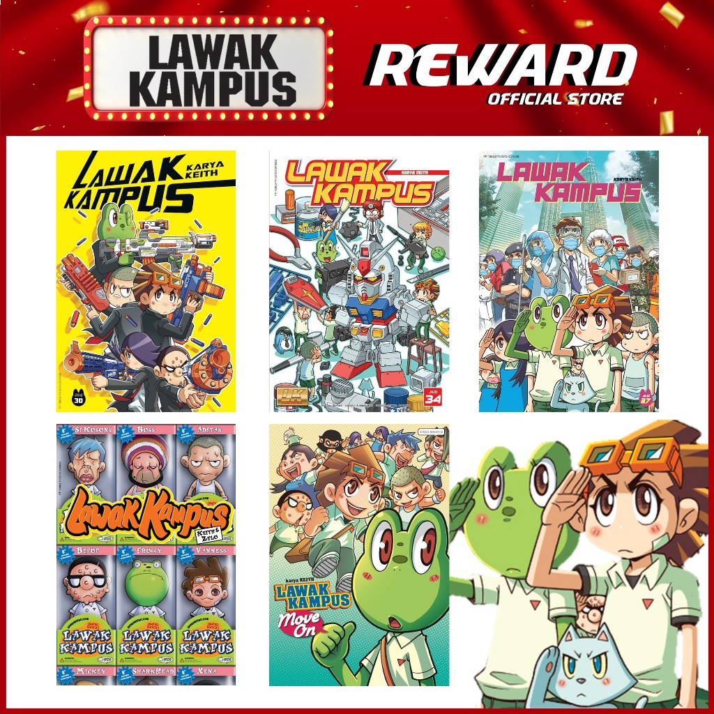CAMPUS LAWAK SERIES Comic by Keith - Kadokawa Gempak Starz 1-52 (BM VERSION)