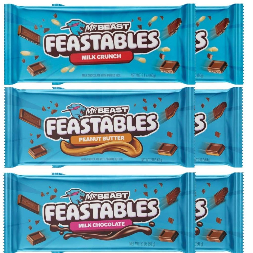 *CLEARANCE* MrBeast Feastables Chocolate 60g (บาร์ใหม่)