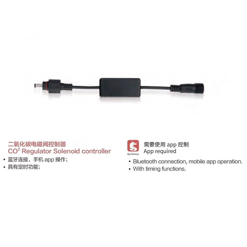 Chihiros CO2 Controller สําหรับ Solenoid CO2 Regulator My Chihiros Apps สมาร์ทอุปกรณ์ Aquarium Ac