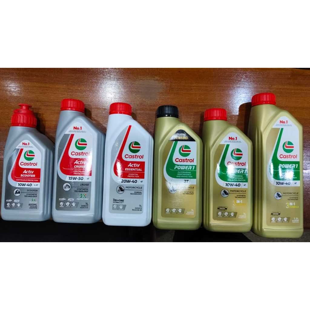 CASTROL 2T & 4T 0.8 L & 1L