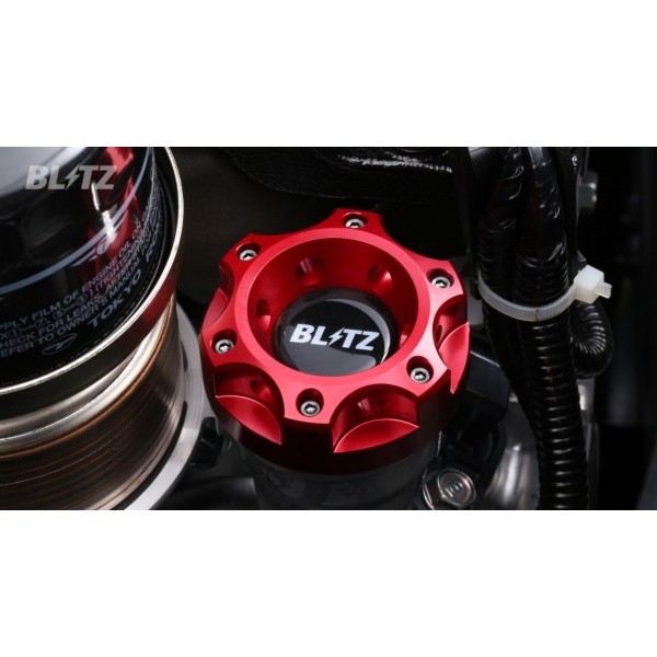Blitz Racing Oil Cap สีแดง - Subaru BRZ 2013-2024 / Toyota GR86 GT86 2013-2024