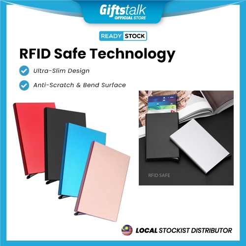 RFID บล็อกโลหะผู้ถือบัตรเครดิต ID Card Holder RFID Card Holder RFID Card Holder ประตู Access Card RF