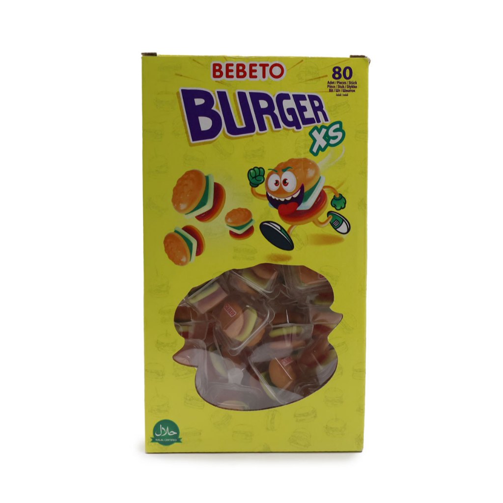 BETTO BURGER XS JELLY 10G ลูกอมหมากฝรั่งขนาดเล็ก