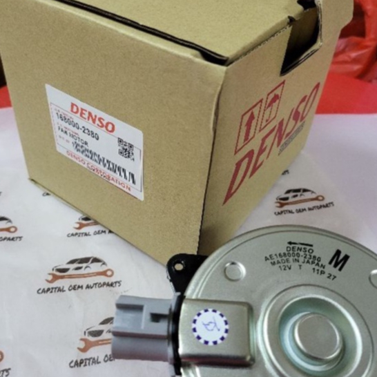 DENSO มอเตอร์พัดลมหม้อน้ํา Perodua Myvi Lagi Best 2011-17 ARUZ Avanza RUSH GRANDMAX AE168000-2410/23