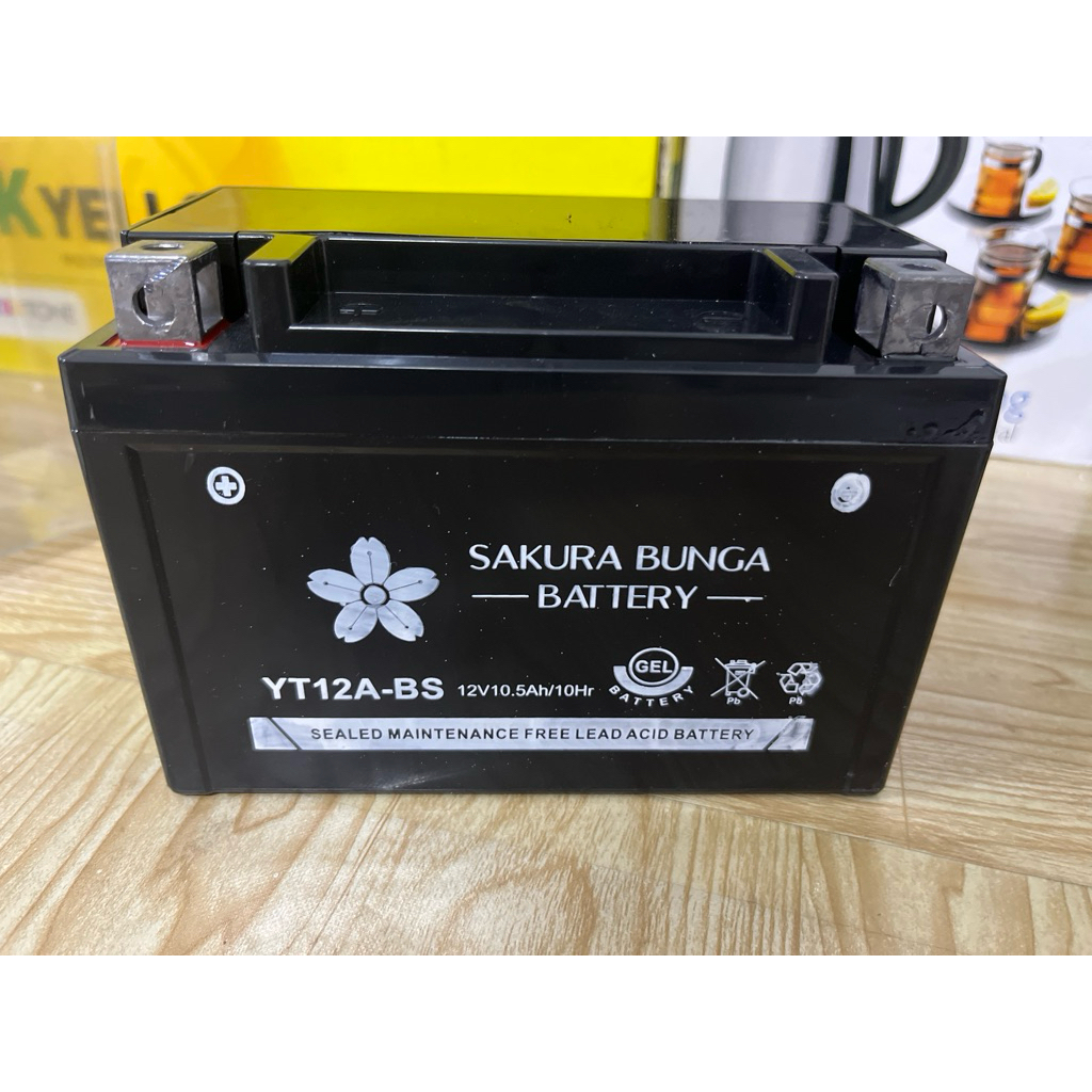 YT12A-BS แบตเตอรี่ SAKURA BUNGA